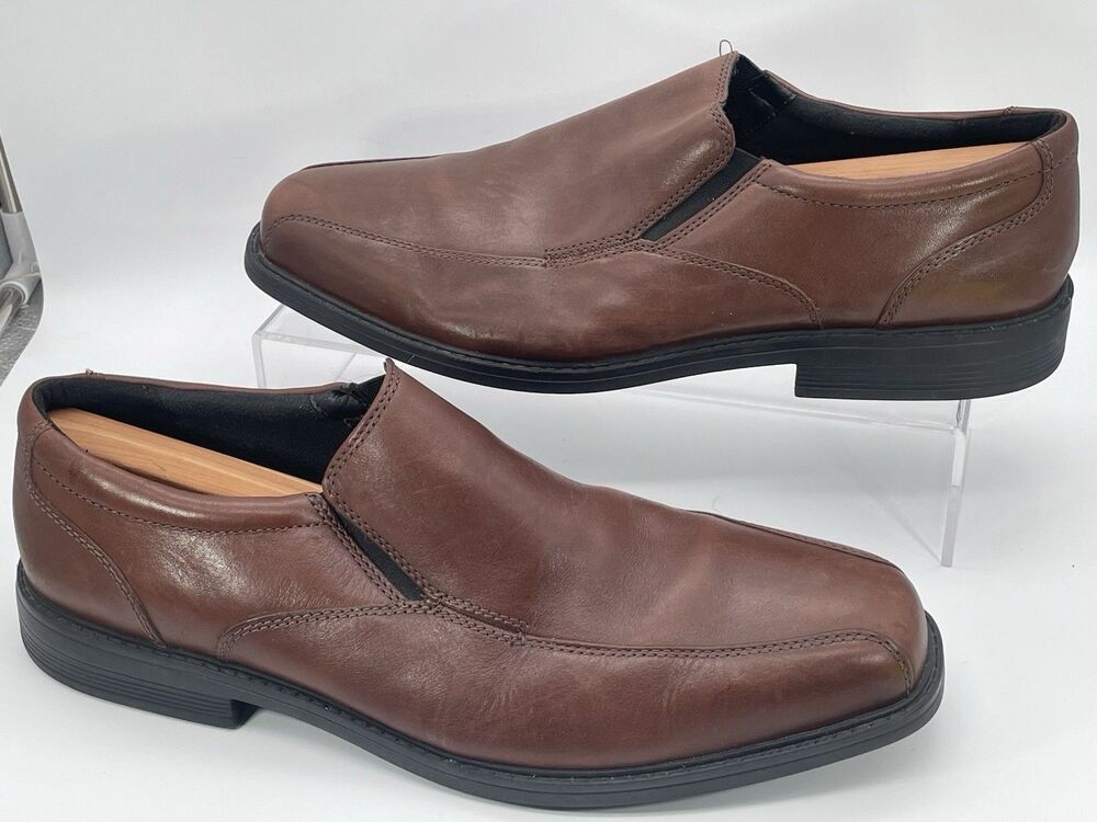 Bostonian Brown Leather Slip On Loafers Dress Shoes Men’s US 13 M